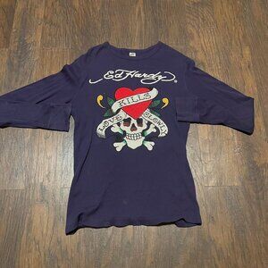 Vintage Ed Hardy Thermal Shirt